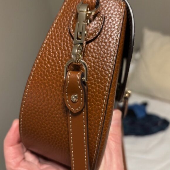 As New, Aspinal of London Portobello Crossbody Bag, Tan - Picture 7 of 11
